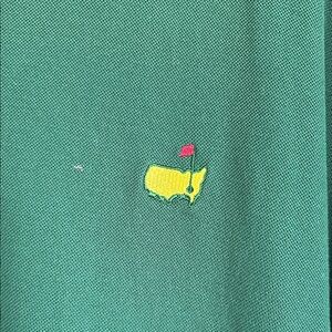 TWO Masters Green Polos with Embroidered Logo size XL
